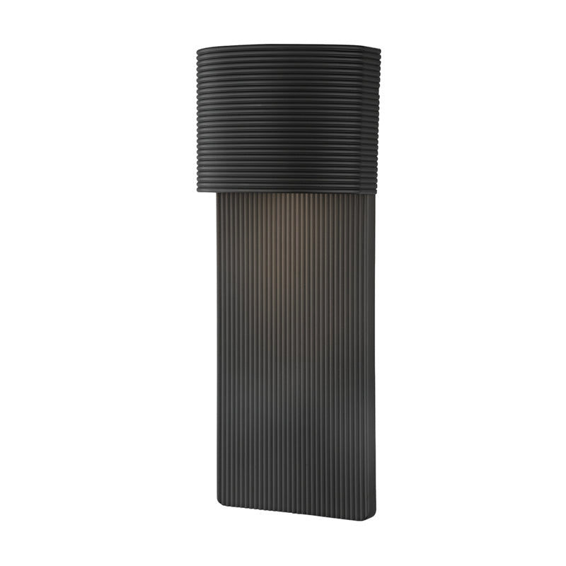 Troy Lighting Canada - One Light Outdoor Wall Sconce - Tempe - Soft Black- Union Lighting Luminaires Decor