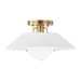 Troy Lighting Canada - One Light Flush Mount - Otto - Patina Brass- Union Lighting Luminaires Decor