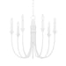 Troy Lighting Canada - Seven Light Chandelier - Cate - Gesso White- Union Lighting Luminaires Decor