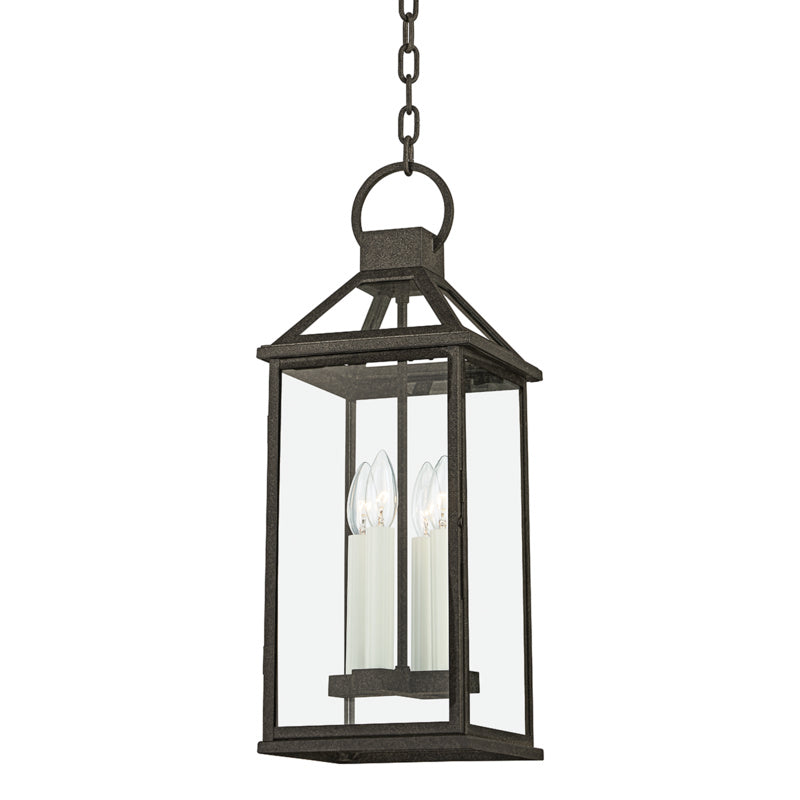 Troy Lighting Canada - Four Light Outdoor Lantern - Sanders - French Iron- Union Lighting Luminaires Decor