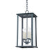 Troy Lighting Canada - Four Light Outdoor Lantern - Zuma - Verdigris- Union Lighting Luminaires Decor