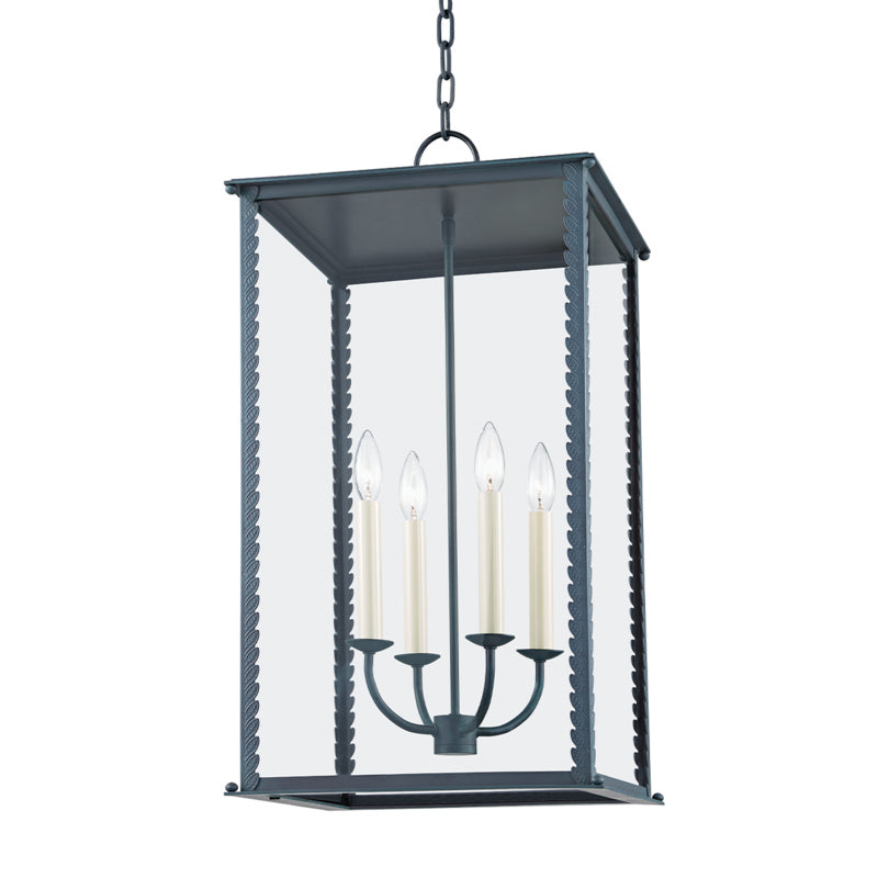 Troy Lighting Canada - Four Light Outdoor Lantern - Zuma - Verdigris- Union Lighting Luminaires Decor