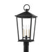 Troy Lighting Canada - Three Light Outdoor Post Mount - Soren - Textured Black- Union Lighting Luminaires Decor
