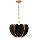 Visual Comfort Signature Canada - LED Chandelier - Danes - Matte Black and Gild- Union Lighting Luminaires Decor