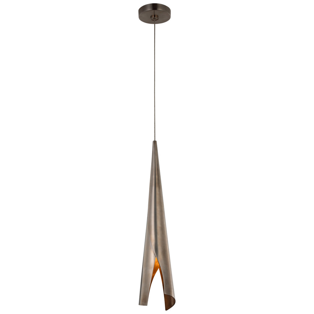 Visual Comfort Signature Canada - LED Pendant - Piel - Pewter- Union Lighting Luminaires Decor