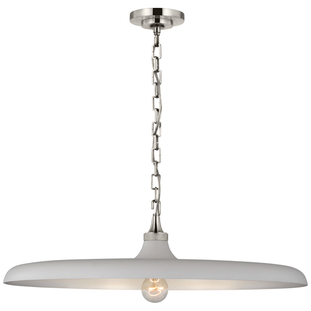 Visual Comfort Signature Canada - LED Pendant - Piatto - Polished Nickel- Union Lighting Luminaires Decor