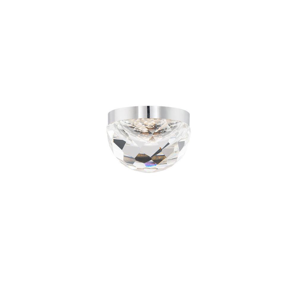 Modern Forms Canada - LED Flush Mount - Cascade - Polished Nickel- Union Lighting Luminaires Decor