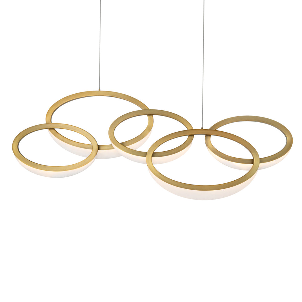 Modern Forms Canada - LED Chandelier - Orion - Aged Brass- Union Lighting Luminaires Decor