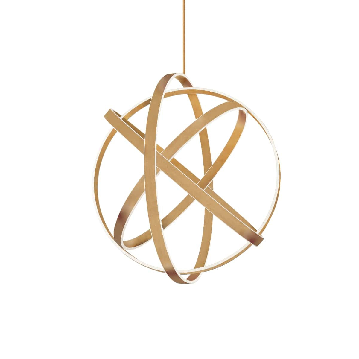 Modern Forms Canada - LED Chandelier - Kinetic - Aged Brass- Union Lighting Luminaires Decor
