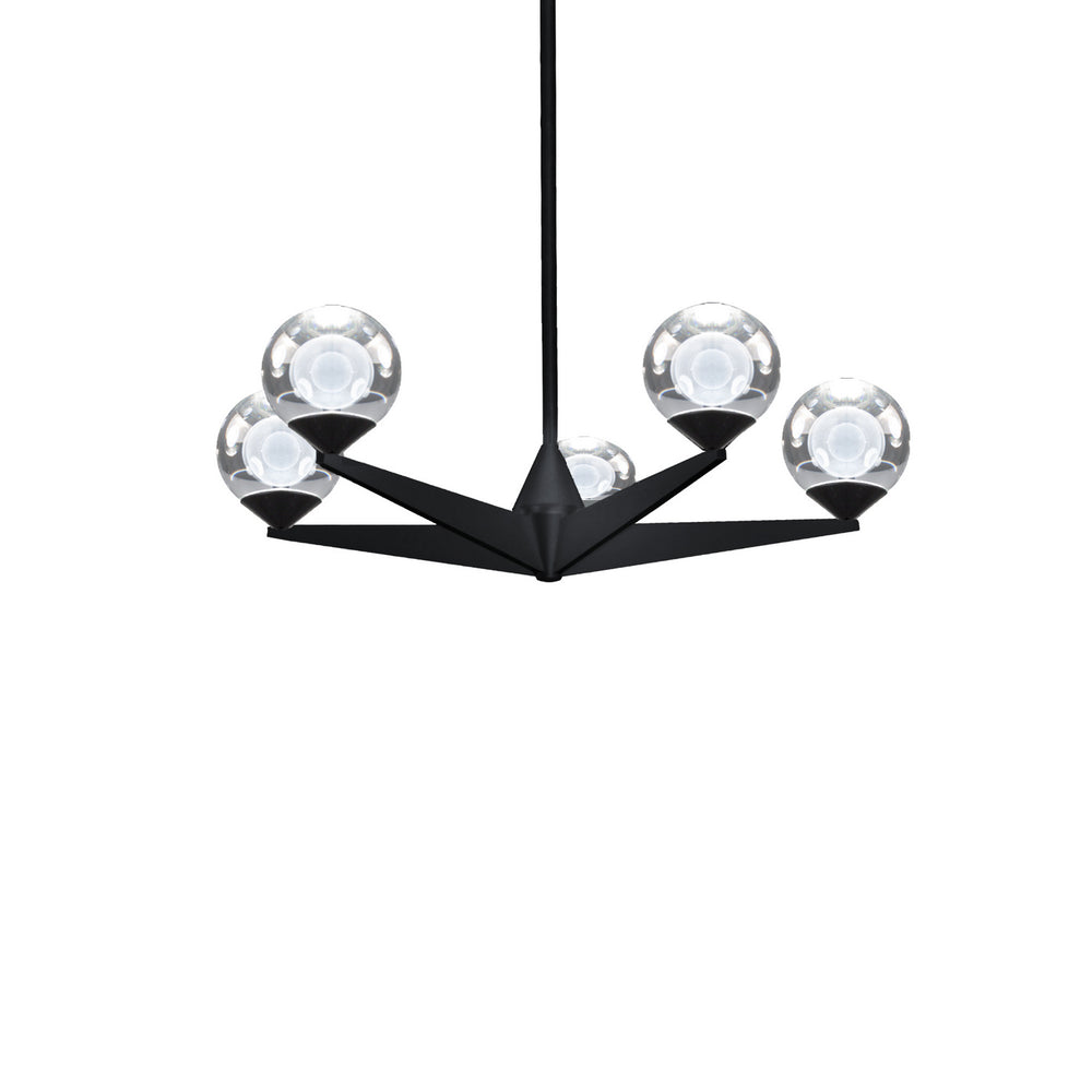 Modern Forms Canada - LED Chandelier - Double Bubble - Black- Union Lighting Luminaires Decor