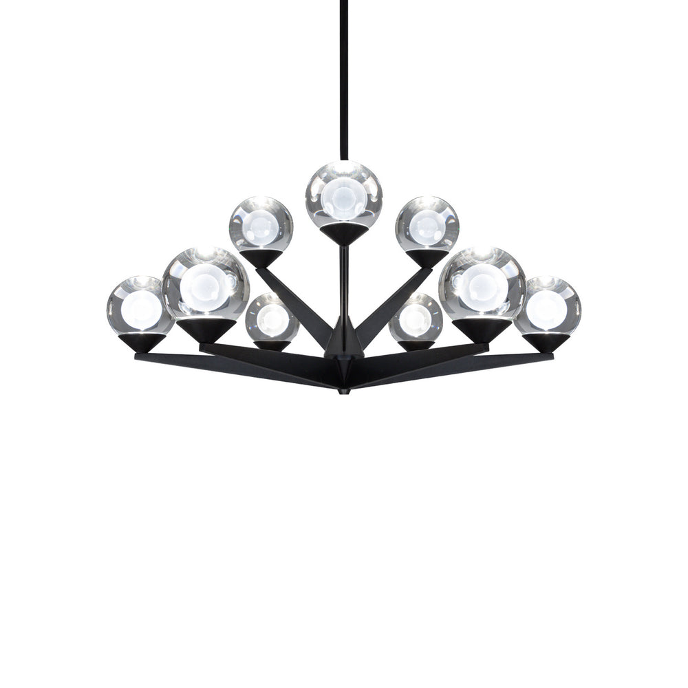 Modern Forms Canada - LED Chandelier - Double Bubble - Black- Union Lighting Luminaires Decor