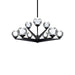 Modern Forms Canada - LED Chandelier - Double Bubble - Black- Union Lighting Luminaires Decor