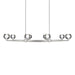 Modern Forms Canada - LED Chandelier - Double Bubble - Satin Nickel- Union Lighting Luminaires Decor