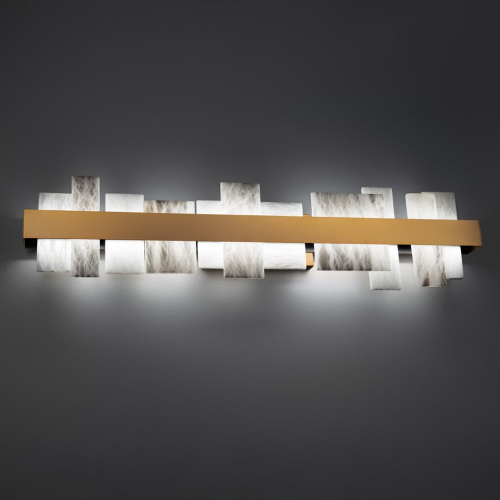Modern Forms Canada - LED Bath Light - Acropolis - Aged Brass- Union Lighting Luminaires Decor