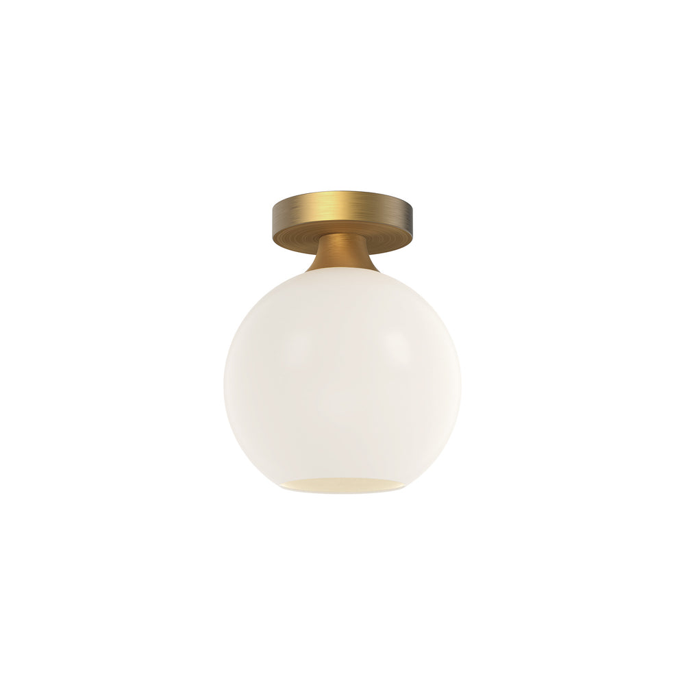Alora Canada - One Light Flush Mount - Castilla - Aged Gold- Union Lighting Luminaires Decor