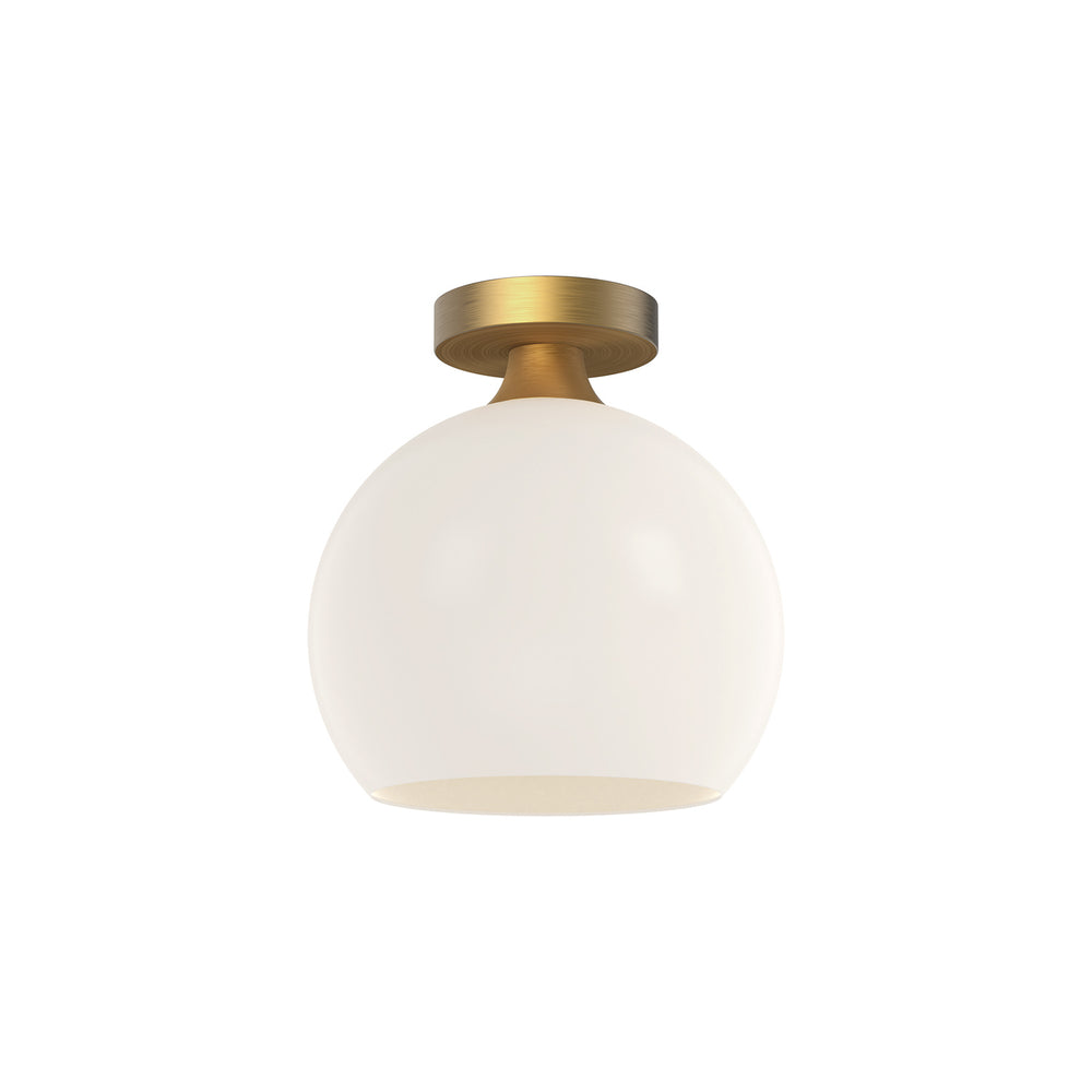 Alora Canada - One Light Flush Mount - Castilla - Aged Gold- Union Lighting Luminaires Decor