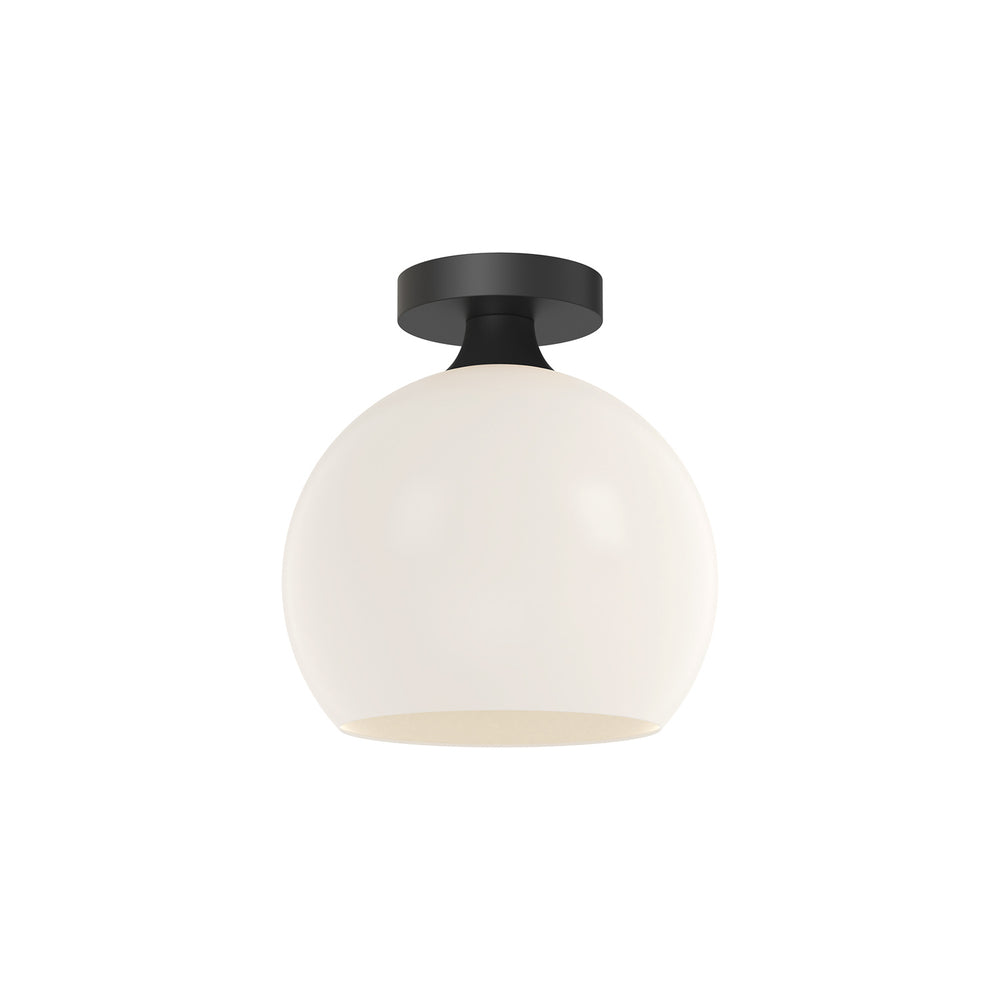 Alora Canada - One Light Flush Mount - Castilla - Matte Black- Union Lighting Luminaires Decor