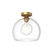 Alora Canada - One Light Flush Mount - Castilla - Aged Gold- Union Lighting Luminaires Decor