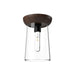 Alora Canada - One Light Flush Mount - Emil - Aged Gold/Walnut|Matte Black/Walnut|White/White Oak- Union Lighting Luminaires Decor