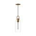 Alora Canada - One Light Pendant - Soji - Aged Gold- Union Lighting Luminaires Decor