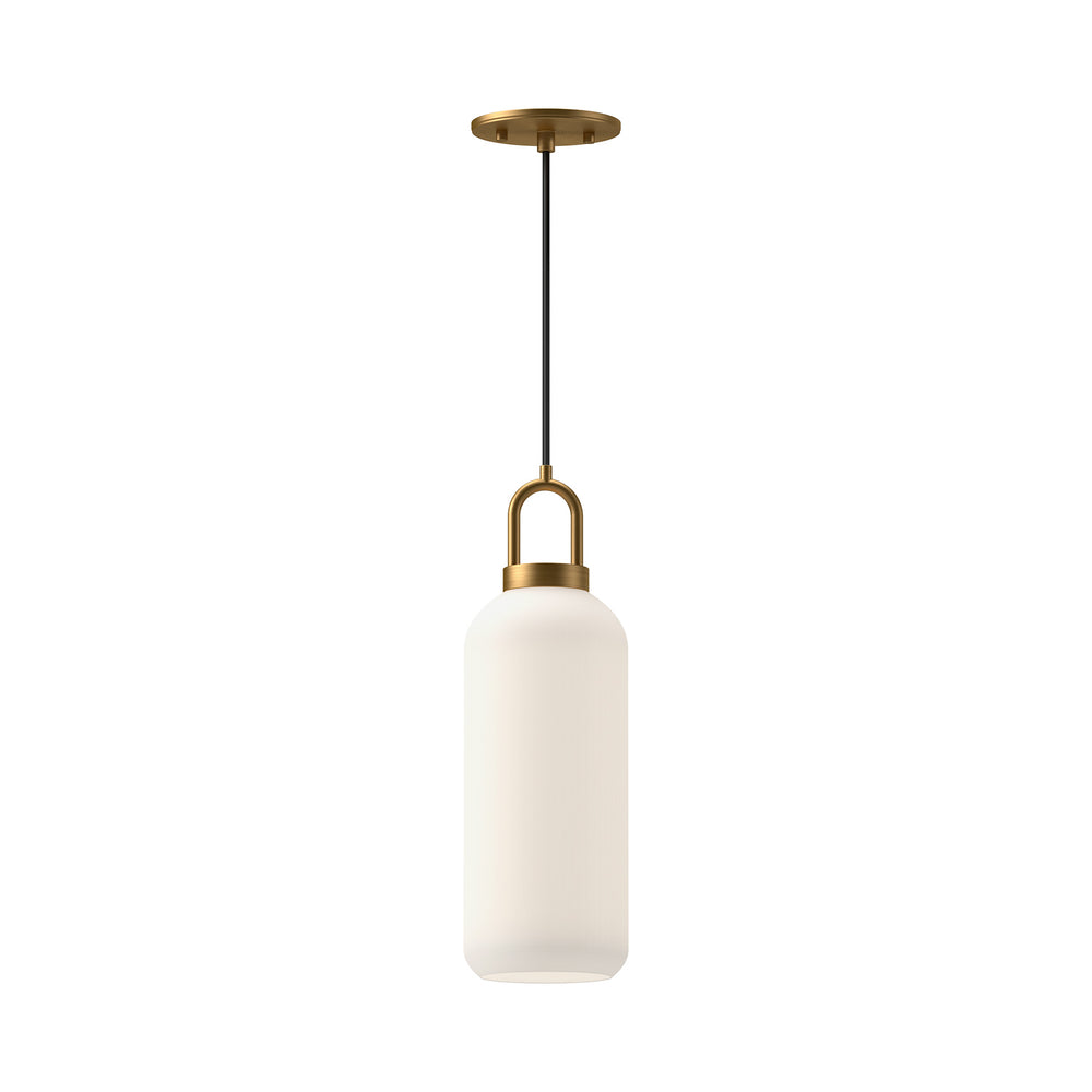 Alora Canada - One Light Pendant - Soji - Aged Gold- Union Lighting Luminaires Decor