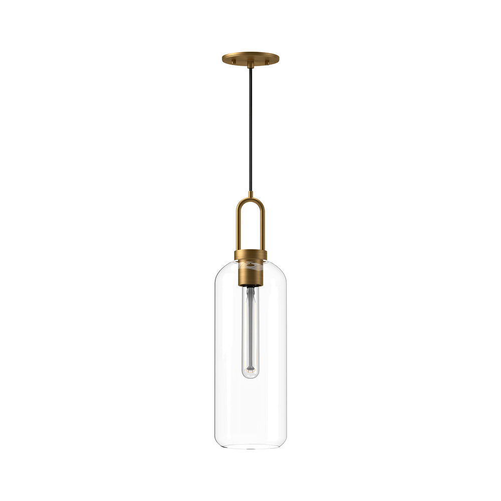 Alora Canada - One Light Pendant - Soji - Aged Gold- Union Lighting Luminaires Decor