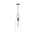 Alora Canada - One Light Pendant - Soji - Aged Gold- Union Lighting Luminaires Decor