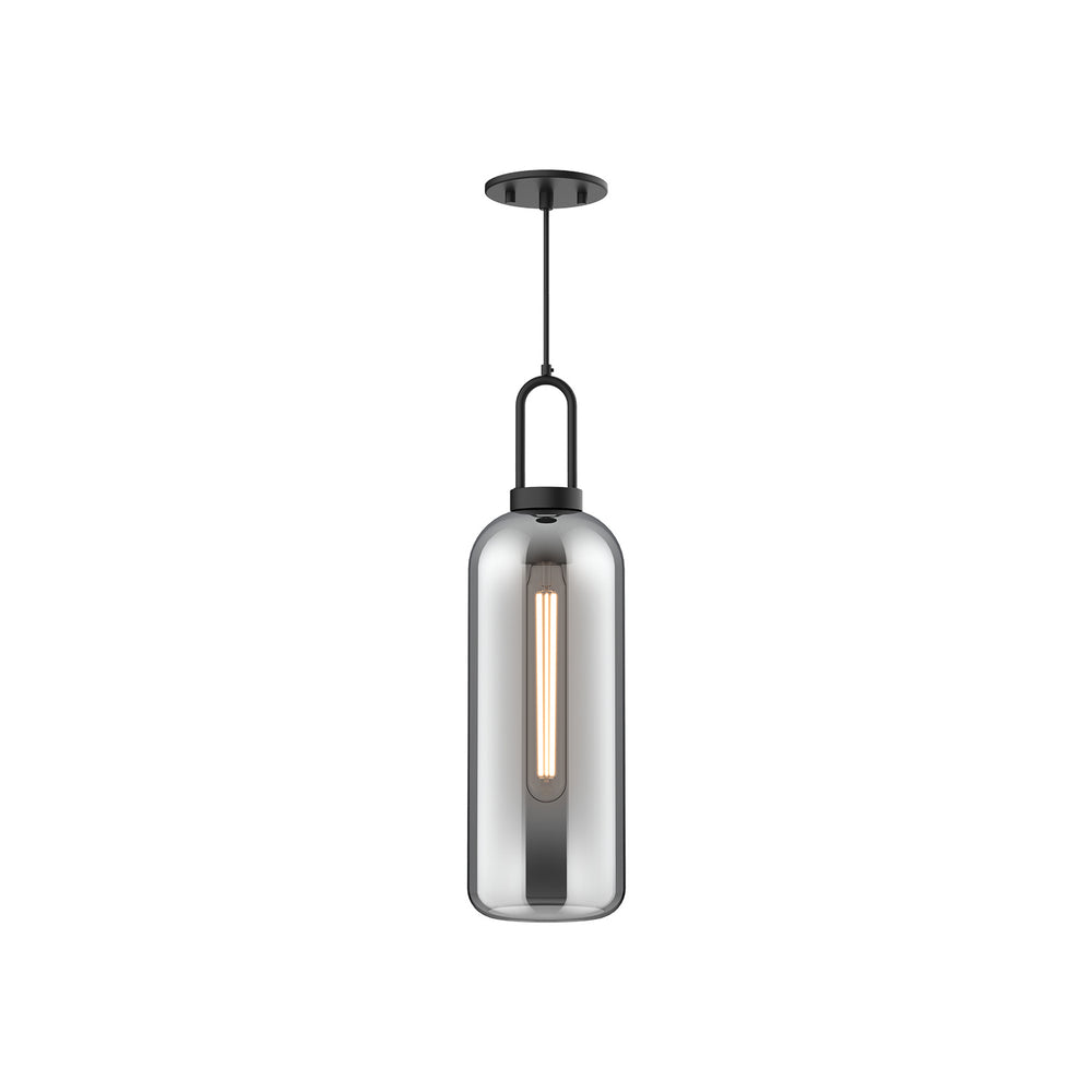 Alora Canada - One Light Pendant - Soji - Matte Black- Union Lighting Luminaires Decor