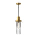 Alora Canada - One Light Pendant - Kent - Brushed Gold- Union Lighting Luminaires Decor