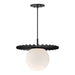 Alora Canada - One Light Pendant - Plume - Brushed Gold/Opal Matte Glass|Matte Black/Opal Matte Glass- Union Lighting Luminaires Decor