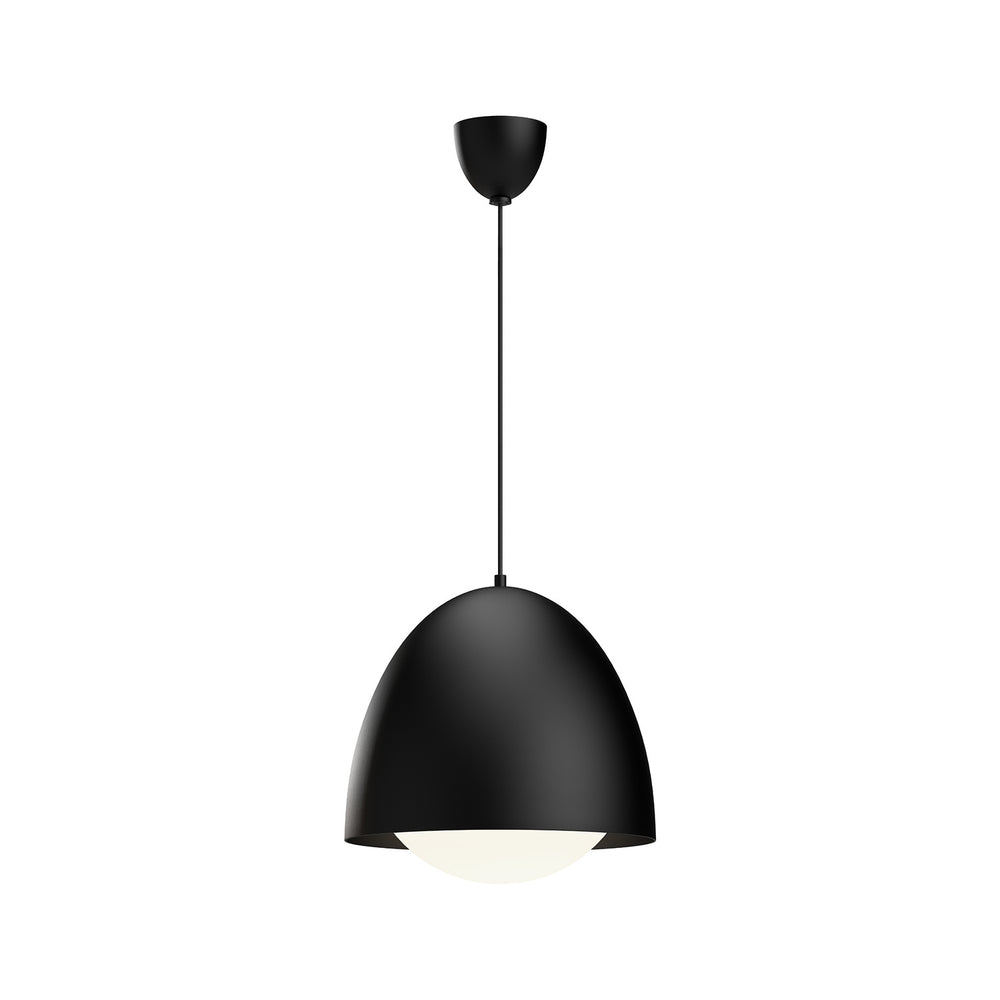 Alora Canada - One Light Pendant - Kenji - Aged Gold/Opal Matte Glass|Matte Black/Opal Matte Glass- Union Lighting Luminaires Decor