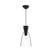 Alora Canada - One Light Pendant - Arlo - Brushed Gold/Clear Glass|Clear Glass/Matte Black- Union Lighting Luminaires Decor