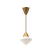 Alora Canada - One Light Pendant - Nora - Aged Gold- Union Lighting Luminaires Decor