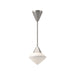 Alora Canada - One Light Pendant - Nora - Brushed Nickel- Union Lighting Luminaires Decor
