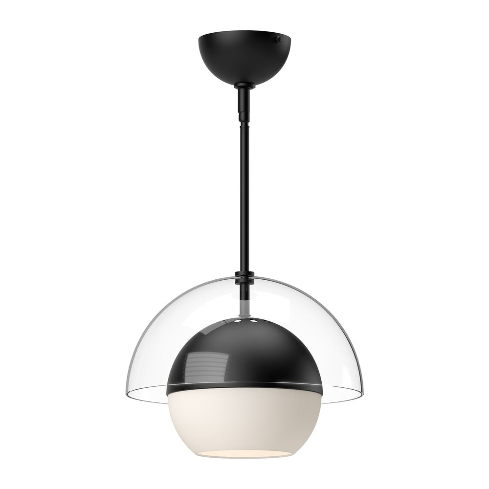 Alora Canada - One Light Pendant - Lucy - Brushed Gold/Opal Matte Glass|Matte Black/Opal Matte Glass- Union Lighting Luminaires Decor