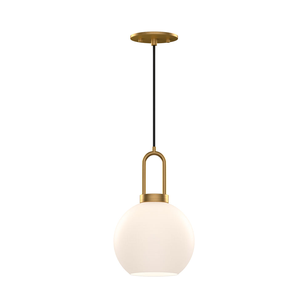 Alora Canada - One Light Pendant - Soji - Aged Gold- Union Lighting Luminaires Decor