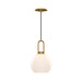 Alora Canada - One Light Pendant - Soji - Aged Gold- Union Lighting Luminaires Decor