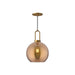 Alora Canada - One Light Pendant - Soji - Aged Gold- Union Lighting Luminaires Decor