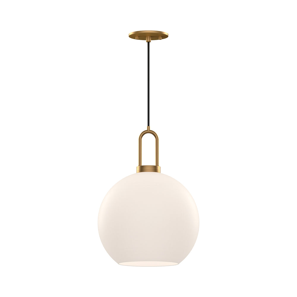 Alora Canada - One Light Pendant - Soji - Aged Gold- Union Lighting Luminaires Decor