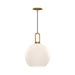 Alora Canada - One Light Pendant - Soji - Aged Gold- Union Lighting Luminaires Decor