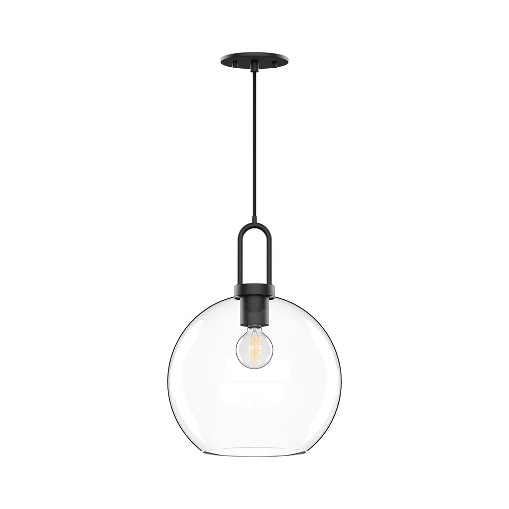 Alora Canada - One Light Pendant - Soji - Matte Black- Union Lighting Luminaires Decor