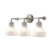 Alora Canada - Three Light Bathroom Fixtures - Westlake - Brushed Nickel/Glossy Opal Glass|Glossy Opal Glass/Matte Black- Union Lighting Luminaires Decor