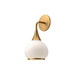 Alora Canada - One Light Vanity - Hazel - Aged Gold- Union Lighting Luminaires Decor