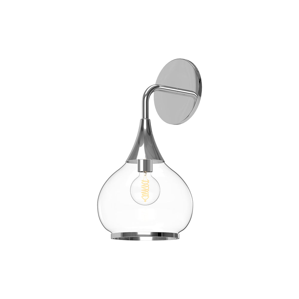 Alora Canada - One Light Vanity - Hazel - Chrome- Union Lighting Luminaires Decor