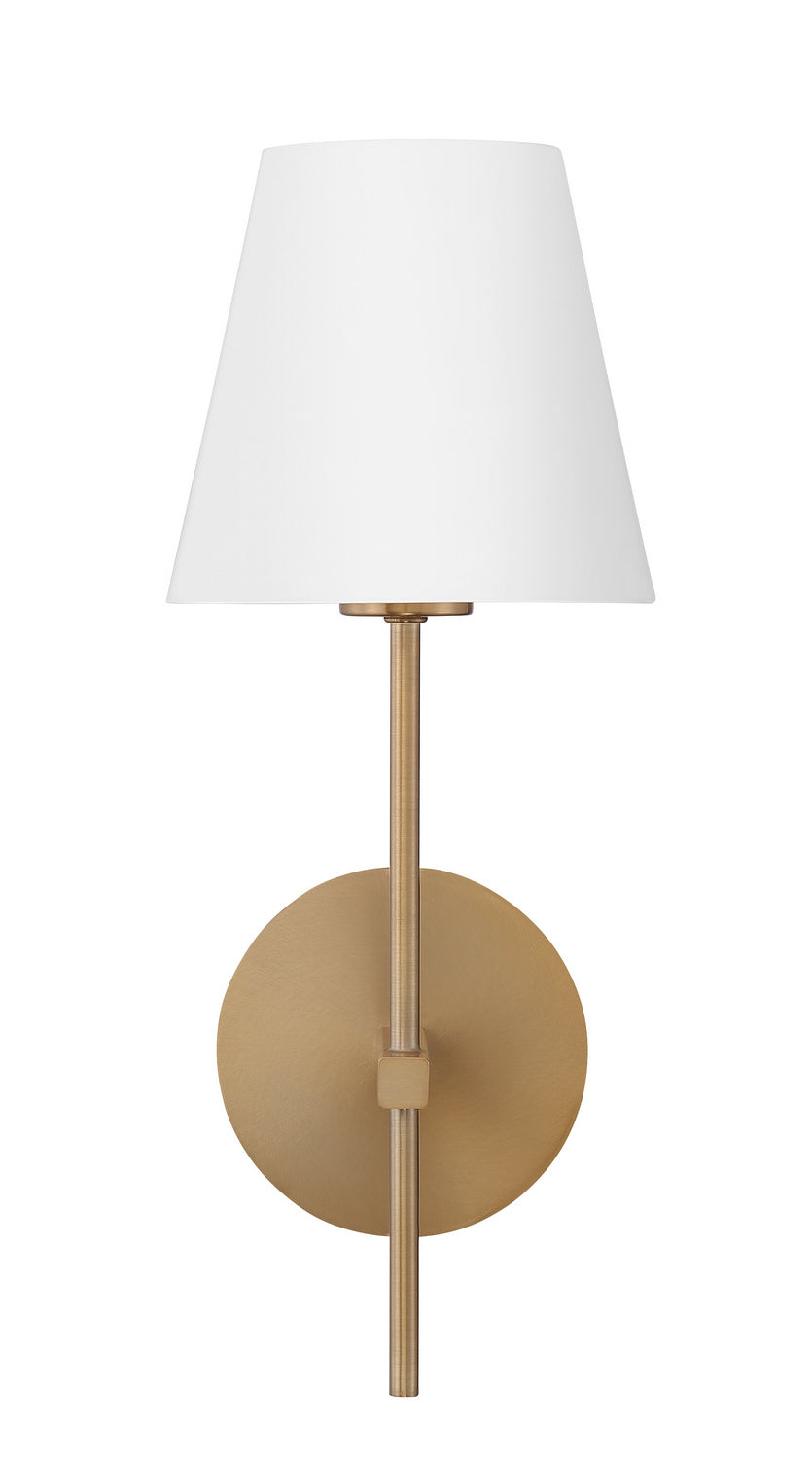 Crystorama - One Light Wall Sconce - Xavier - Vibrant Gold- Union Lighting Luminaires Decor
