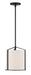 Crystorama - One Light Pendant - Carlyn - Black- Union Lighting Luminaires Decor