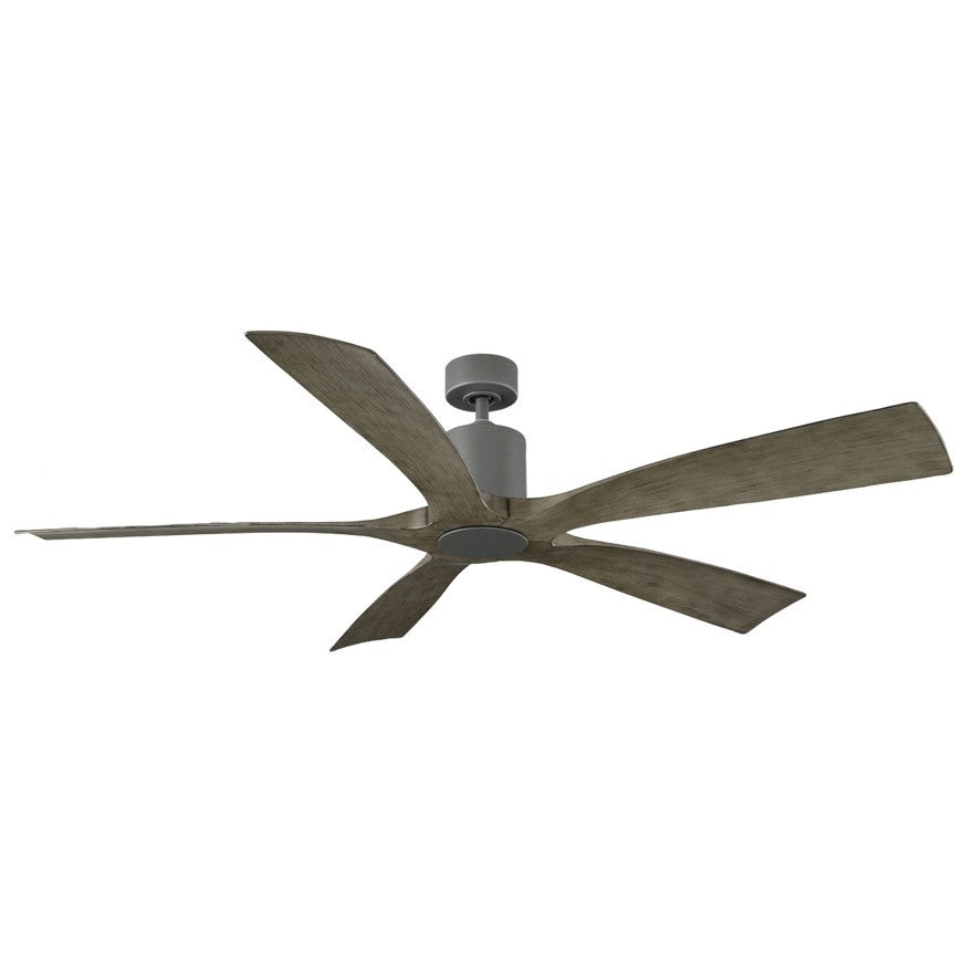 "Modern Forms Fans Canada - 54"Ceiling Fan - Aviator 5 - Graphite/Weathered Gray- Union Lighting Luminaires Decor"