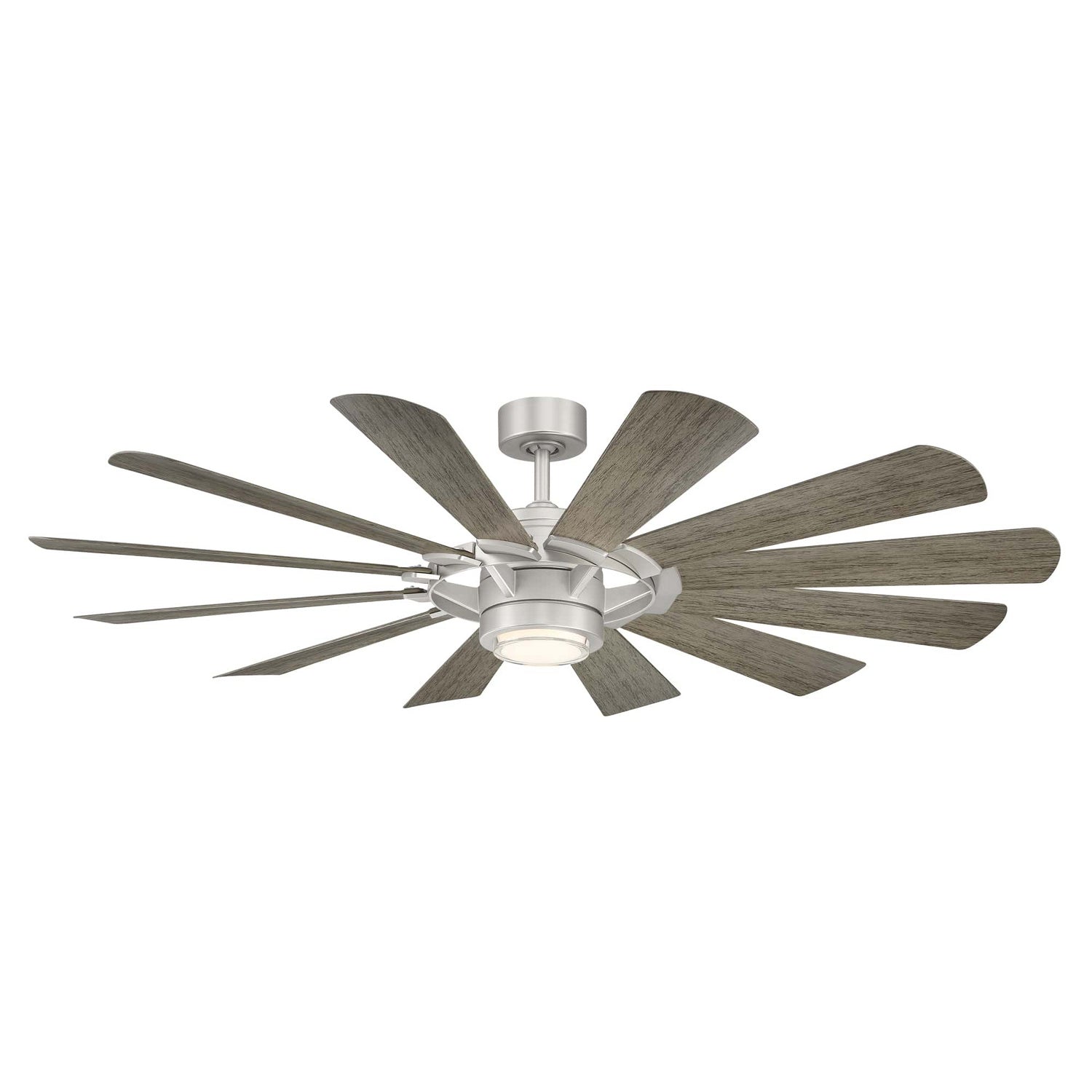 "Modern Forms Fans Canada - 65"Ceiling Fan - Wynd Mill - Steel/Weathered Wood- Union Lighting Luminaires Decor"