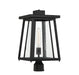 Savoy House - One Light Outdoor Post Lantern - Denver - Matte Black- Union Lighting Luminaires Decor
