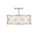 Savoy House - Four Light Semi-Flush Mount - Reid - Polished Nickel- Union Lighting Luminaires Decor